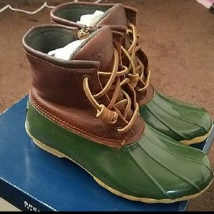 Sperry saltwater top slider duck boots